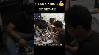 GYAN GAMING 💪 NEW SETUP REVEAL 5 CRORE RAISTAR SHOCKED shortsfeed yt freefire [upl. by Aydidey390]