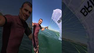 J’ai tiré mes 1ers bords en Parawing Foil  downwindfoil foiling wingfoil kitefoil sailing [upl. by Kama]