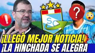 🔴🟩¡SE REVELÓ AHORA ¡UNA GRAN NOTICIA ¡LOS HINCHAS SE ALEGRAN SPORTING CRISTAL HOY [upl. by Lain286]