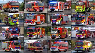 BEST OF EINSATZFAHRTEN 2021  Firescue112 [upl. by Christin103]