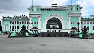 4k Novosibirsk Siberia Walk down the street Big city [upl. by Philbert]