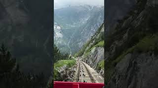 Highest Rollercoaster in the world  Gelmerbahn Switzerland shorts [upl. by Tsepmet300]