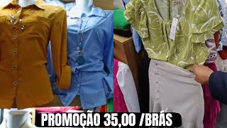 MUITO BARATO  MODA FEMININA NO BRÁS [upl. by Akoyin393]