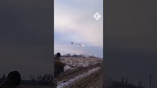 Ukrainian air force shoots down Russian missile using German Cheetah antiaircraft system [upl. by Yssej153]