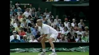 1999 Wimbledon Sampras vs Agassi [upl. by Studnia]