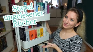 Mein Stapel ungelesener Bücher  tbrBücherwagen  1 [upl. by Dre]