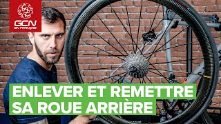 Comment enlever et remettre sa roue arrière quand on débute à vélo   Vidéo pour débutants [upl. by Anaerol]