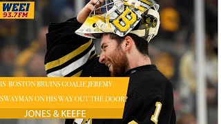 Will the Bruins be able to sign goaltender Jeremey Swayman  Jones amp Keefe [upl. by Perusse]