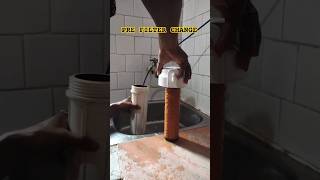 water purifier pre filter change satisfying yt trending viralvideo shorts [upl. by Aryek]