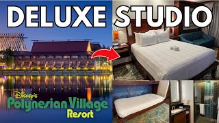 Polynesian DVC Room Tour  Deluxe Studio at Disneys Polynesian Village Resort [upl. by Ilojna]