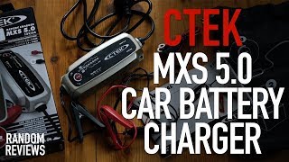 Best Small Car Battery Charger CTEK MXS 50 Battery Charger Review [upl. by Enilegnave330]