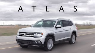 2019 VW Atlas 4MOTION Review  Its Huge [upl. by Flore198]