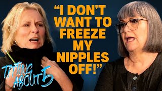 Jennifer Saunders Reveals the secret to a Successful Cold Swim  Titting About Series 5 [upl. by Decamp]