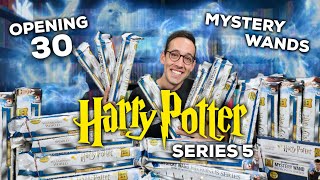 I OPENED 30 HARRY POTTER MYSTERY WANDS  SERIES 5 PATRONUS EDITION [upl. by Bondon]