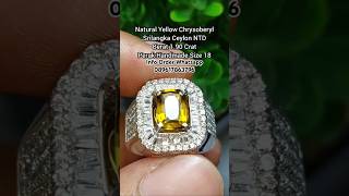 Natural Yellow Chrysoberyl Srilangka Ceylon NTD Perak Handmade chrysoberyl gemstone crystals [upl. by Hussein]