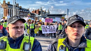 Weymouth Protest  Left vs Right [upl. by Jedd730]