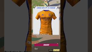 Leaked kits Real Madrid 20242025 seaon [upl. by Zenas]