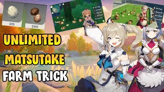 CARA FARMING MATSUTAKE UNLIMITED UPDATE GUIDE  Genshin Impact  Indonesia [upl. by Aime383]