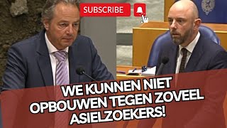 Heftig debat tussen PVVer Madlener amp de Groot Woningtekort loopt op door ASIELZOEKERS [upl. by Hawley]