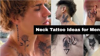 Neck Tattoo Ideas for Men  tattoo designs  Neck tattoo for men or boys  TATgram Tattoo Ideas [upl. by Velick476]