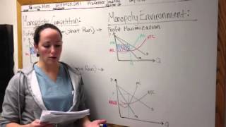 Comparison of Monopoly and Monopolistic Competition [upl. by Eillam]