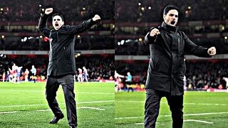 Mikel Arteta Doing Jurgen Klopp Fist Pump Celebration After Arsenal Win Over Liverpool 💯 [upl. by Ettenil832]