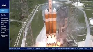 Launch of Worlds Largest Rocket Delta IV Heavy with NROL37 [upl. by Huba36]