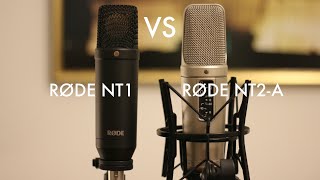 Mic Comparison Rode NT2a vs Rode NT1 [upl. by Patsis842]