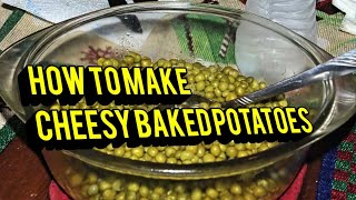 HOW to make cheesy broccoli baked potatoes l Food and health [upl. by Ioj]