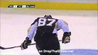 Chris Kunitz gives Sidney Crosby another concussion [upl. by Dreher]