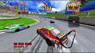 Daytona USA 2  Beginner Course Hornet Classic 4k 60 fps [upl. by Rufena491]