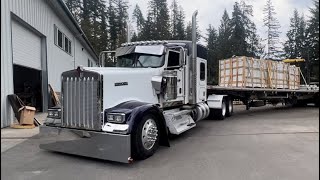 Air Ride Kenworth w900 Owner operator Trucking  VIOFO A229 Duo Best Dashcam [upl. by Philipa]