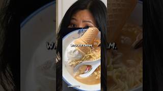 Testing the Viral Ice Cream Ramen Hack from TikTok 🍦 [upl. by Docia]