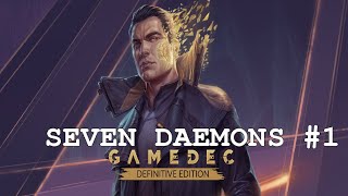 Lets play Gamedec Seven Daemons BLIND 1  A normal workday [upl. by Kassab33]