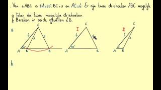De sinusregel in stomphoekige driehoekenHavoBH32B [upl. by Dunc]
