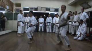 KATA JION  Ivan Gazzoti Kyudokan Argentina  Romain Lafitte Shotokan Francia [upl. by Anialram703]