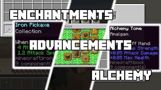 Enchantments Advancements and Alchemy  Minecraft Datapack Devlog [upl. by Anne-Corinne]