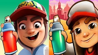 Subway Surfers JAKE vs 3D JAKE Subway Surf Jungle Adventure Gameplay HD [upl. by Hiro752]