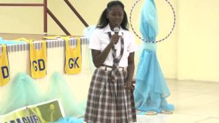 10 year old Takiyah Kinsale wins Netball Quiz Competition Dec 15 2013  1 Trinidad amp Tobago [upl. by Sibelle]