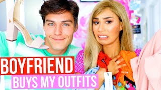 I LET MY BOYFRIEND BUY ME CLOTHES AND PICK MY OUTFITS  MyLifeAsEva [upl. by Rayle]