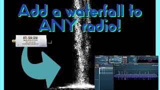 Add a FULL COLOR WATERFALL to ANY radio [upl. by Yrnehnhoj96]