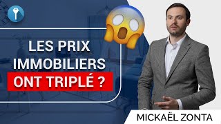 Quelle est lévolution des prix de limmobilier [upl. by Julee564]