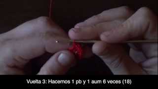 TUTORIAL PENDIENTES SANDÍA A CROCHET [upl. by Bel]