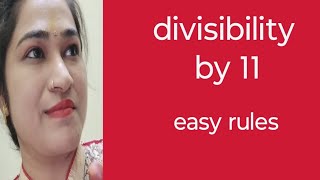 Rules to check divisibility by 11 maths schoolexam [upl. by Eniamaj]