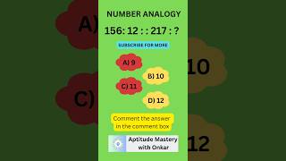 Analogy Number Analogy Reasoning SSC CGL reasoning RRB NTPCshorts trendingshorts viralshort [upl. by Abad]