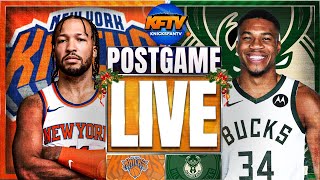 New York Knicks vs Milwaukee Bucks Post Game Show EP 456 Highlights Analysis Live Callers [upl. by Saimon]