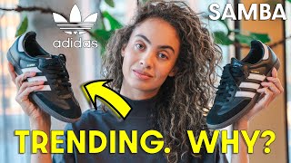 The Adidas Samba are still trending BIG Why Black OG On Foot Review and How to Style [upl. by Scammon]