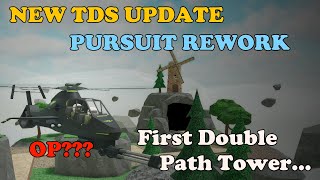 NEW TDS UPDATE With DOUBLE PATH PURSUIT OP  Tower Defense Simulator [upl. by Fox]