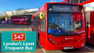 The 347 Londons Least Frequent Bus [upl. by Adarbil]