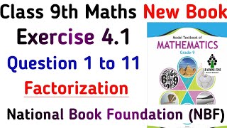 Class 9th Math NBF New Book  Unit 4 Exercise 41 Q 1 to 11 Federal Textbook Board  Learning Zone [upl. by Ynnej289]